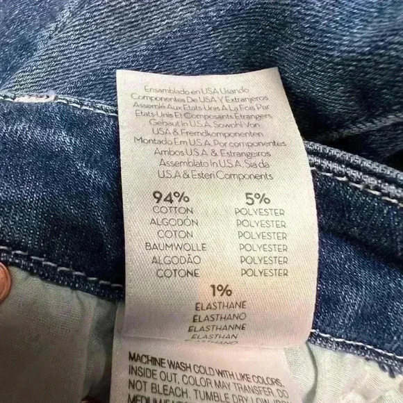 Mother high waisted looker ankle fray get your groove back Size 24 - Picture 10 of 11